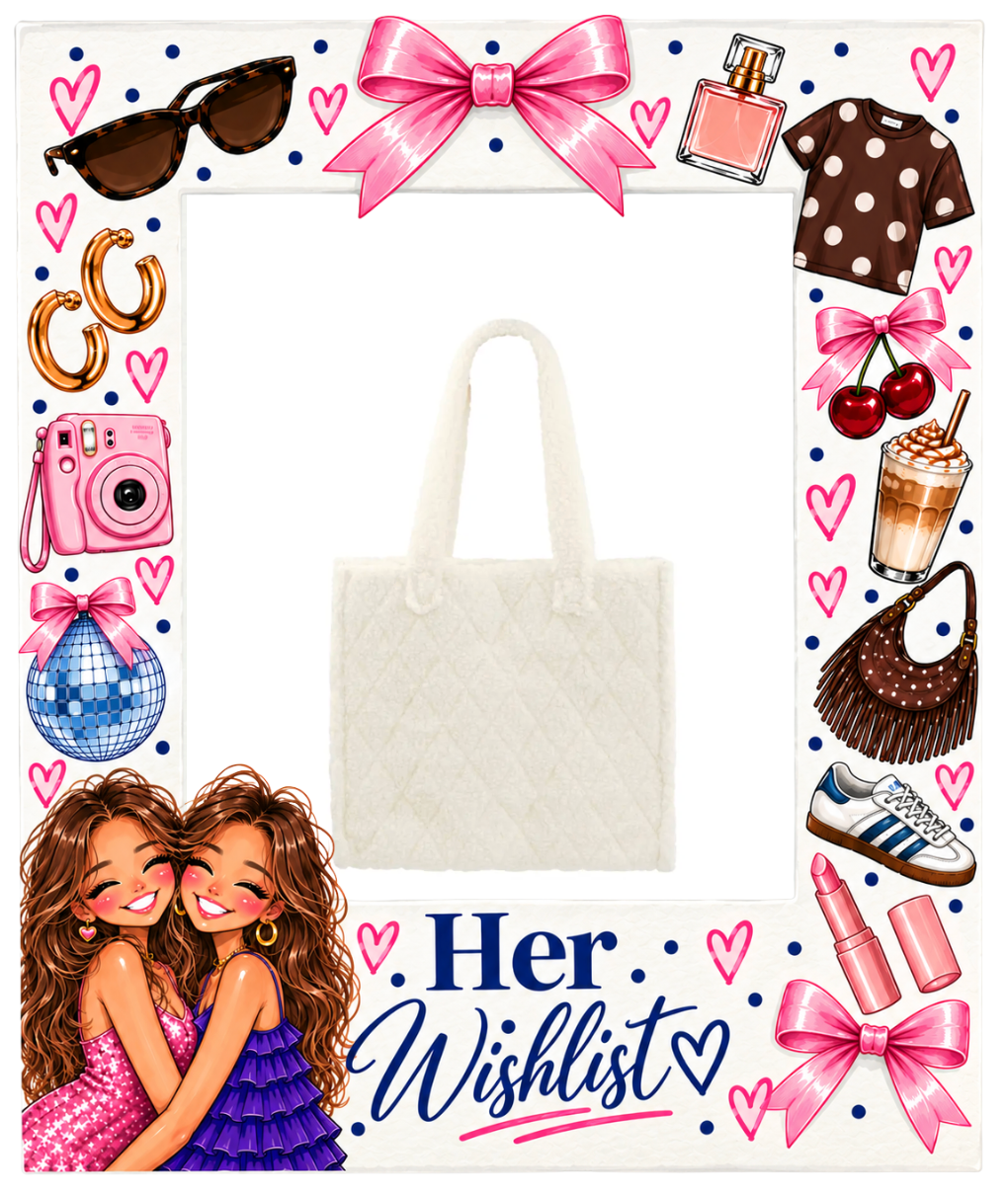 Fuzzy Tote wit